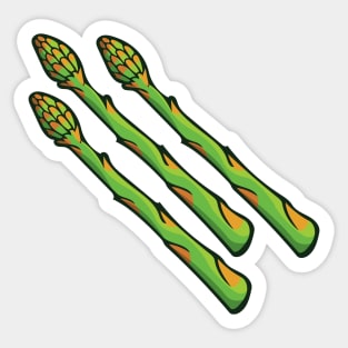 Green Asparagus Sticker